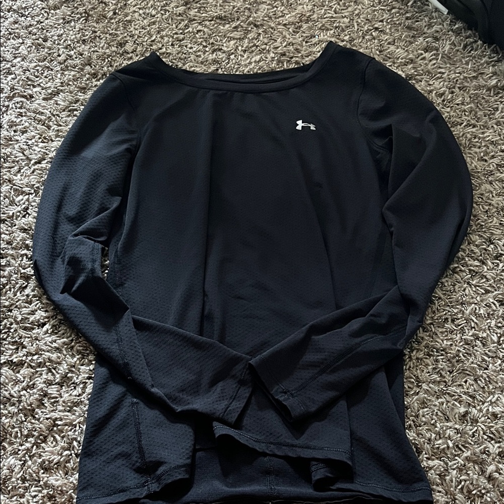 Under Armour Women's Black Long Sleeve Sweatshirt